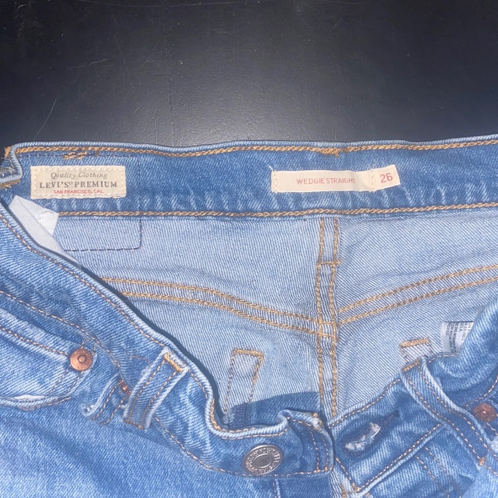 Wedgie straight Levi jeans
